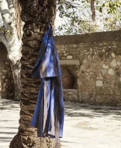 Field robe Chocolate/Bright Blue Dame Morgenkåber & Kimonoer