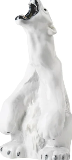 Figurine Isbjørn, brølende 33,5 cm-Royal Copenhagen Hot