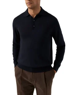 ETON Poloer|Strik>Fine Knit Merino Polo Shirt