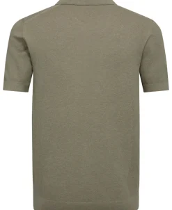 Fine-knit cotton polo shirt-MANGO Outlet