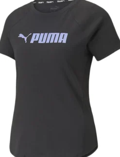 Dame Puma Trænings T-Shirt & Tanktoppe>Fit Logo T-shirt