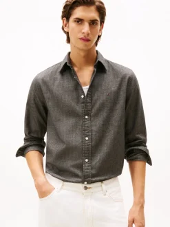 Tommy Hilfiger Skjorter>FLANNEL HERRINGBONE SHIRT