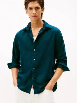 Tommy Hilfiger Skjorter>FLANNEL HERRINGBONE SHIRT