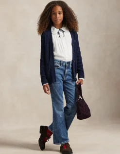 Børn Polo Ralph Lauren Underdele>Flared Indigo Denim Jean