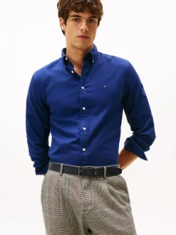 Tommy Hilfiger Skjorter>FLEX FLANNEL SOLID RF SHIRT