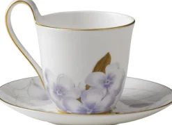 Royal Copenhagen Kopper & Krus>Flora 27 cl. højhankskop med underkop - Rhododendron