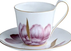 Flora højhankskop med underkop 27 cl. - Iris-Royal Copenhagen Online