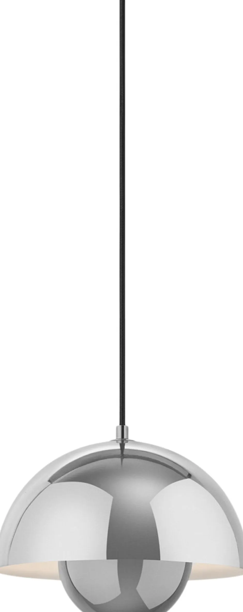 Hot Flowerpot Pendant VP1, Chrome-Plated Pendler