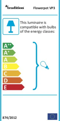 Flowerpot VP3, Table Lamp-&Tradition New