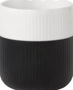 Fluted Contrast Mug 35cl Jet-Royal Copenhagen Discount
