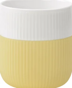 Fluted Contrast Mug 35cl Sunbeam Kopper & Krus