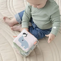 Folde-ud sanseterning Deer friends Børn Babylegetøj