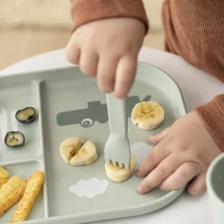 Foodie bestiksæt Happy dots Grøn-Done by Deer New