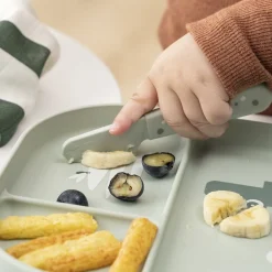 Foodie bestiksæt Happy dots Grøn-Done by Deer New