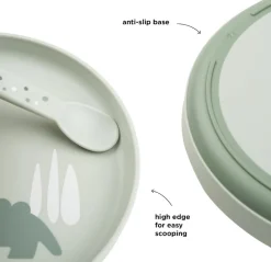 Discount Foodie tallerken Croco Grøn Børn Børneservice