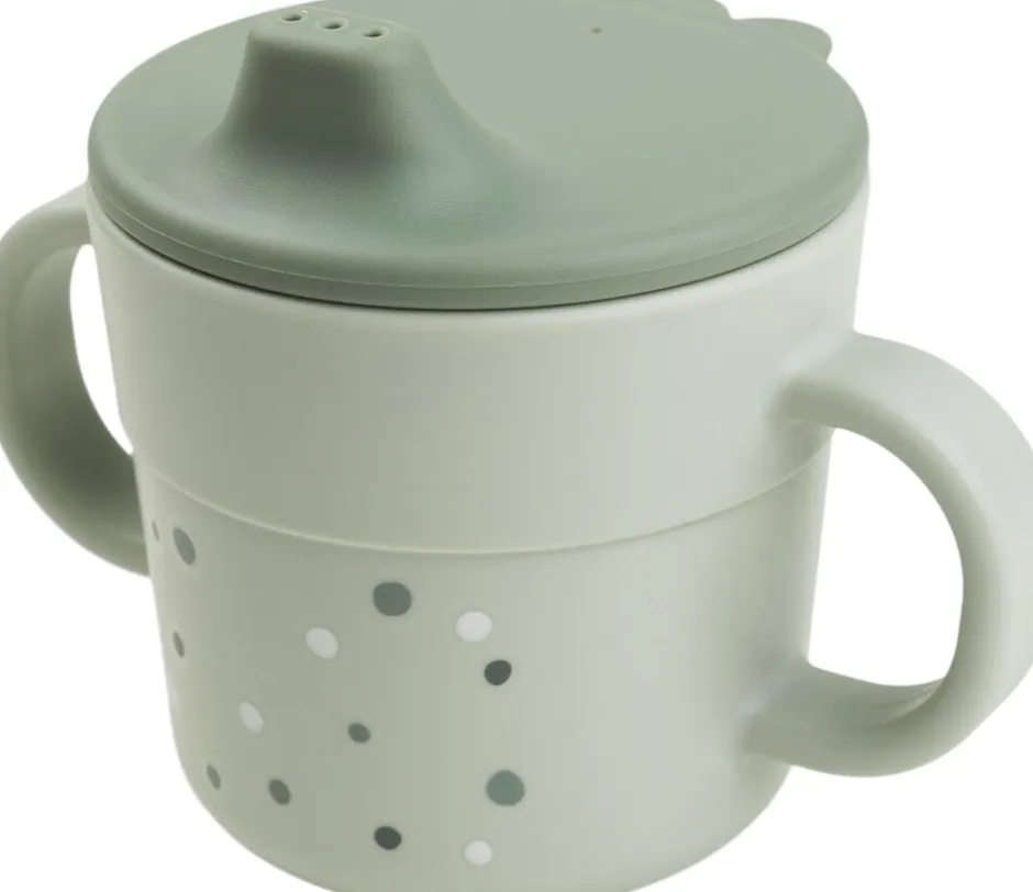 Børn Done by Deer Børneservice>Foodie tudkop Happy dots Grøn