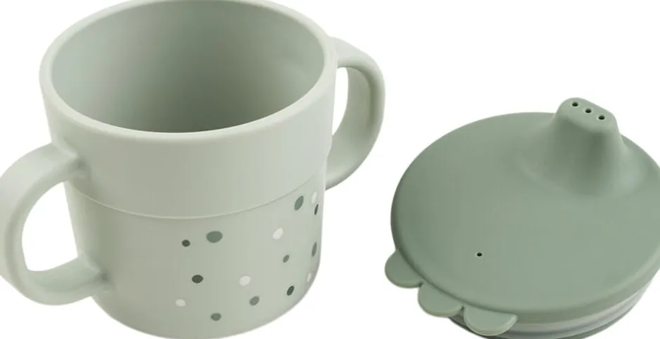 Børn Done by Deer Børneservice>Foodie tudkop Happy dots Grøn