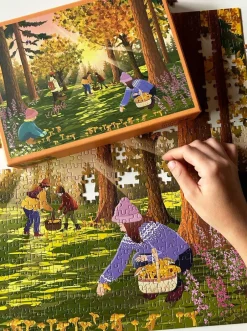 New Forest Treasures Puzzle - puslespil med 1000 brikker Børn Spil & Puslespil