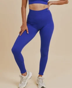 Outlet Form Seamless leggings - Cartel Blue Dame Tights & Træningsbukser|Sport
