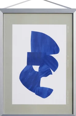 Outlet Frame, Brushed Aluminium, A4 Plakater & Rammer