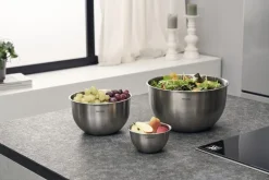 Online Fresh & Save BOWLS Skål sæt S/M/L / 3-dele, Rustfrit stål, S Køkkenmaskiner