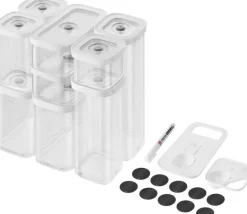 Fresh & Save CUBE Sæt S/M12 gennemsigtig-hvid-Zwilling Outlet