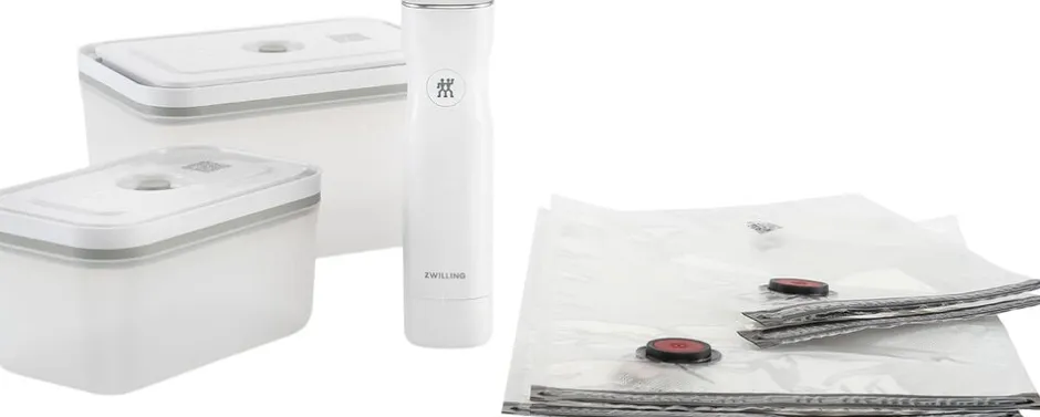 Zwilling Opbevaring>Fresh & Save Vakuum startersæt, plastik 7 dele