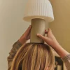 Frill Portable Lamp - Cashmere/White-Ferm Living Sale