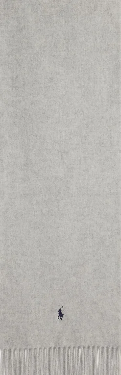 New Fringe-Trim Wool Scarf Børn Vanter & Luffer