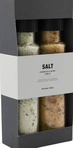 Best Gaveæske, Parmesan & Basil salt & Chilli salt Blandet Kurve|Krydderier