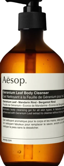 Online Geranium Leaf Body Cleanser 500mL Kropspleje