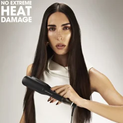 Clearance Chronos Max - Wide Plate Hair Straightener Black Styling Maskiner