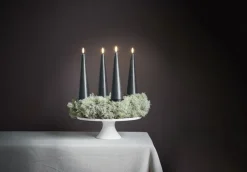 Giftbox w. spike, remote, LED cone candle, Pine green, Smoot-Uyuni Sale