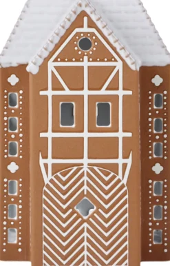 Gingerbread Lyshus stor brun-Kähler Best