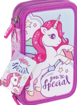 Børn 4-GIRLZ Tasker>DOBBELT PENALHUS