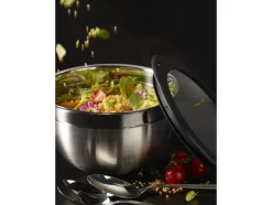 Outlet Glaslåg 20 cm Klar/Sort Glas/Silikone Gryder & Pander