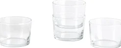 Hay Glas>Glass-Set of 4 Small-Clear