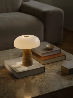 GLOSSY MINI TABLE E14 G45 BEIGE-DFTP