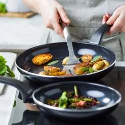 Outlet GP-ESSEN FBl Alu Perf-ind opn fry set 2pc 20+28 Gryder & Pander