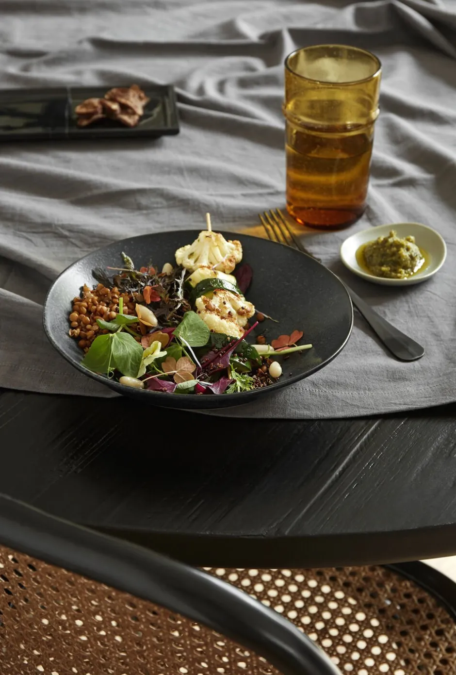 Sale GRAINY soup plate, dark blue Tallerkener