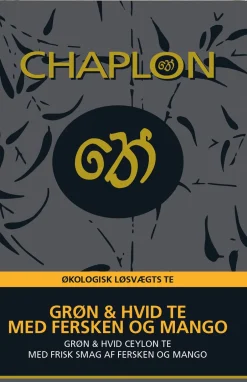 Grøn hvid te fersken og mango økologisk 100g-Chaplon New