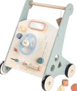 Outlet Gåvogn m/aktiviteter bil, træ Børn Babylegetøj