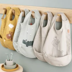 Sale Hagesmæk m/Velcro 2 stk. Croco Grøn Børn Hagesmække