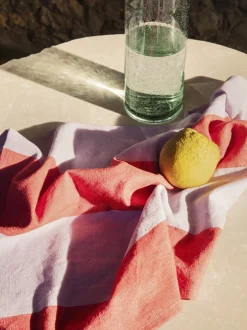 Hale Tea Towel - Red/Lilac-Ferm Living Online