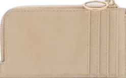 Hammered leather effect card holder-MANGO