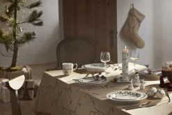 Clearance Hammershøi Christmas Dug 150x270 cm sand Tekstiler Til Borddækning|Juletekstiler