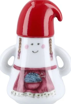 Online Hammershøi Christmas Nissemor Ø6 cm hvid m. deko Julepynt|Julepynt