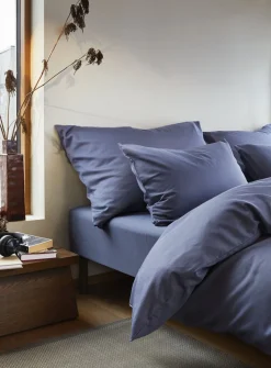 Harmoni stonewashed pudebetræk denimblå-Høie New