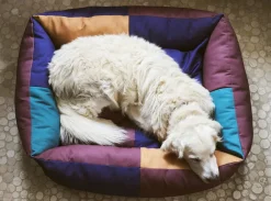 Discount Dogs Bed-Large-Burgundy, green Møbler|Til Boligens Kæledyr