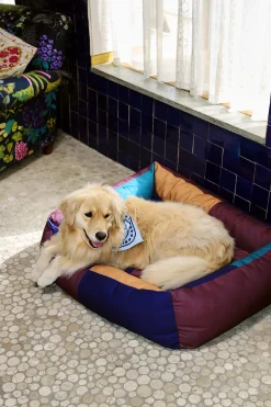 Discount Dogs Bed-Large-Burgundy, green Møbler|Til Boligens Kæledyr